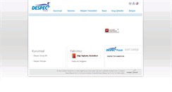 Desktop Screenshot of despec.com.tr